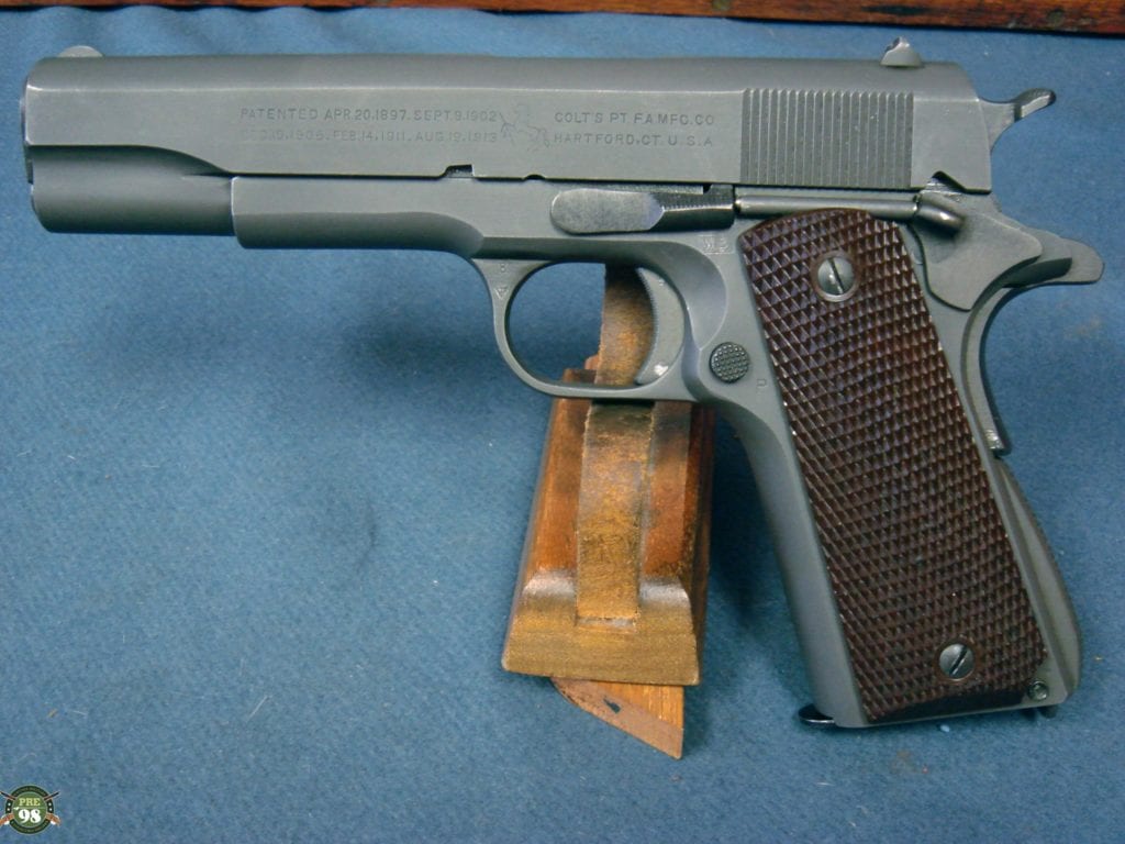 SOLD US WW2 COLT 1911A1 US ARMY PISTOL MID 1942 PRODUCTION....WB ...