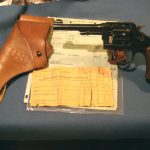 SOLD US WW1 SMITH 1917 REVOLVER & RIA SHIP DOCS & HOLSTER