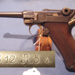 SOLD DBL3 VERY EARLY 1910 DWM LUGER UNIT MARKED