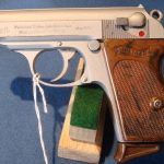 SOLD WALTHER PPK VERY RARE VERCHROMT FINISH