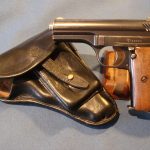 Sold Czech CZ24 PISTOL AND NAZI MODIFIED HOLSTER