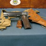 SOLD EXCEPTIONAL AND IMPORTANT US WW1 1917 COLT 1911 PISTOL......MINT FULL STUNNING 98%++ RIG......MARKED TO THE HQ 119TH FIELD ARTILLERY