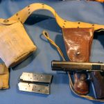 SOLD US WW1 COLT 1911 BRUSHED BLUE JULY 1917 WITH THE FULL RIG