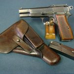 SOLD NAZI TANGENT SIGHT HIGH POWER PISTOL.....WaA140 PROOFED....FULL RIG WITH RARE 41 DATED HOLSTER