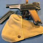 SOLD JAPANESE TYPE 94 NAMBU 1945 SQAURE BACK RIG 2 MATCH MAGS