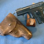 SOLD RARE GERMAN WW1 PROOFED 1908 BAYARD AND HOLSTER