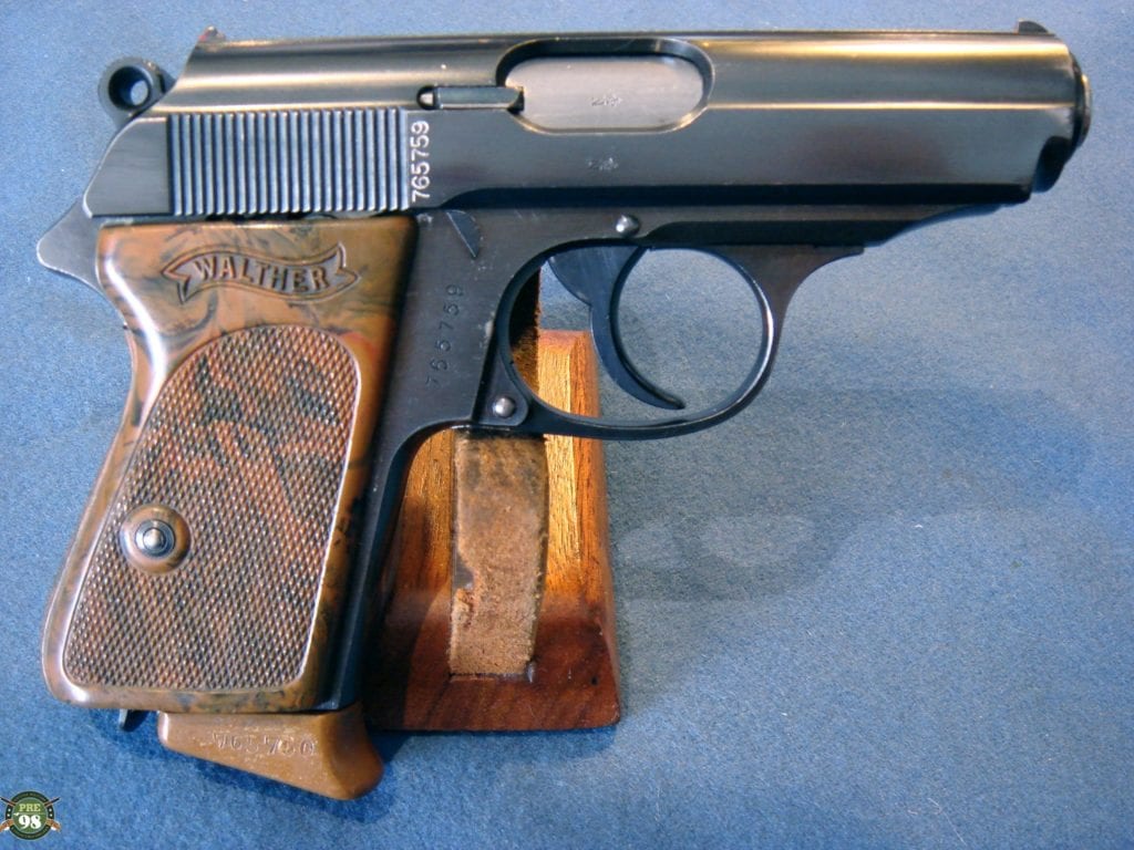walther ppk ww2 engraved in the white serial numbers