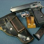 SOLD VERY SCARCE LATE WAR WALTHER PPK RARE POLICE "EAGLE F"...... DURAL FRAME......VERY SHARP FULL RIG!