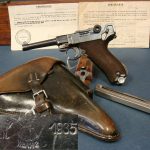 SOLD IMPORTANT G DATE (1935) S/42 LUGER PISTOL.....CAPTURE PAPERS.....ULTRA RARE 1935 HOLSTER....FULL STUNNING RIG!