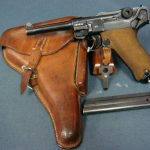 SOLD EXCEPTIONALLY RARE LUFTWAFFE ISSUED  KU SUFFIX MARKED LUGER FULL 2 MATCHING MAG RIG! STUNNING!