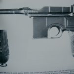 SOLD RARE WIEMAR/NAZI POLICE "RED 9" CHOPPED BROOMHANDLE PISTOL......ON PAGE 201 OF AXIS PISTOLS!