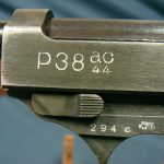 Sold VERY SCARCE MAUSER MADE P.38 PISTOL WITH FN AC44 SLIDE......DUAL TONE....VERY SHARP!