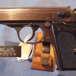 Sold WALTHER PPK BLACK GRIP WAFFENAMTED