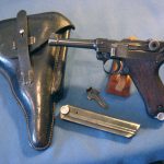SOLD 1940 MAUSER BANNER POLICE EAGLE L LUGER 2 MATCHED MAGS