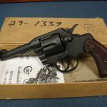 SOLD US WW2 COLT COMMANDO .38 SPEC. REVOLVER UN-ISSUED NEW IN MATCHING NUMBERED BOX