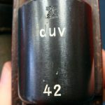 SOLD RARE GERMAN WW2 MAUSER K98k RIFLE...duv42.....ALL MATCHING.... SCARCE CODE!......NICE!