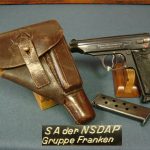 SOLD EXTREMELY RARE WALTHER PP PISTOL....SA MARKED "GRUPPE FRANKEN"....FULL SA MARKED RIG....NICE!