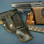 SOLD MAUSER HSc PISTOL....1943 PRODUCTION.... POLICE "EAGLE L" MARKED........FULL RIG.....MINT!