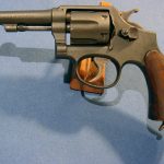 SOLD US NAVY MARKED SMITH AND WESSON VICTORY MODEL REVOLVER MINT