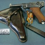 SOLD RARE 1938 S/42 LUGER......OST/BALTIC FLEET MARKED...1 MATCHING MAG FULL KRIEGSMARINE RIG.....MINT!