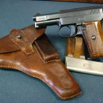 SOLD EXCEPTIONAL MAUSER MODEL 1910 PISTOL.......POST WW1 PRODUCTION.....FULL RIG.....MINT NEW PISTOL!