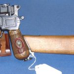 SOLD MAUSER RED NINE BROOMHANDLE NICE ORIGINAL NUMBERED STOCK