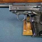 SOLD WALTHER ac41 P.38 PISTOL.......VERY EARLY NO LETTER BLOCK WITH MATCHING MAG...MINT!