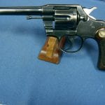 SOLD COLT ARMY SPECIAL RARE 5 INCH BARREL .38 SPECIAL