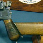 SOLD RARE UNIT MARKED GERMAN WW1 1915 MILITARY ISSUE MAUSER M1896/12 BROOMHANDLE PISTOL WITH MATCHING STOCK!