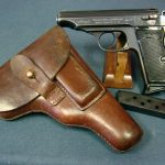 SOLD SCARCE WALTHER PP PISTOL........380/9mmk BOTTOM MAG RELEASE.....FULL RIG NICE!