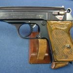 SOLD WALTHER PPK 1941 EAGLE N COMMERCIAL WITH FINGER REST MAG...VERY SHARP!
