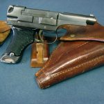 SOLD JAPANESE WW2 TYPE 94 NAMBU PISTOL.... SEPT, 1941 PRODUCTION....MATCHING MAG & HOLSTER & SHOULDER STRAP...SHARP!