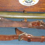 SOLD JAPANESE WW2 TYPE 95 ARMY NCO SWORD....MATCHING EARLY PRODUCTION.....FULL RIG WITH RARE KNOT AND NCO BELT...MINT BLADE!