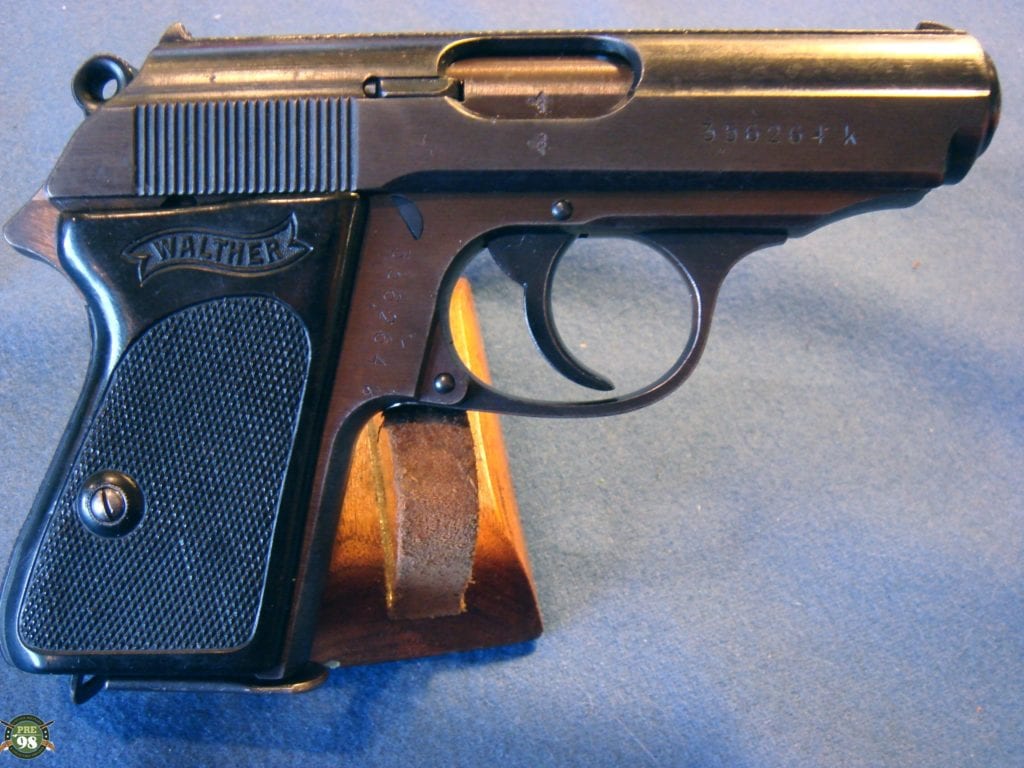 SOLD WALTHER PPK MID WAR EAGLE C POLICE WITH BLACK GRIPS - Pre98 Antiques