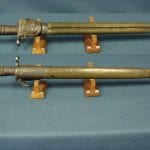 SOLD MINT WINCHESTER TRENCH GUN BAYONET AND SCABBARD