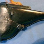 SOLD ORIGINAL 1939 DATED LUGER HOLSTER AND 655 TOOL