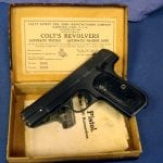 SOLD COLT 1908 POCKET HAMMERLESS AUTO .380 STILL IN THE BOX!