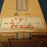 SOLD NEAR MINT FULL SLEEVE (300rds)  OF 1934 GERMAN WW2 8X57 AMMUNITION FOR 98k RIFLES on STRIPPERS....RARE EARLY NAZI AMMO
