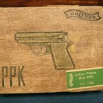 SOLD WALTHER PPK PISTOL......WARTIME POLICE "EAGLE C" VARIANT.........ABSOLUTELY NEW IN MATCHING BOX WITH GIBLETS