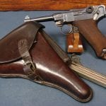 SOLD EXCEPTIONAL GERMAN ARMY ERFURT 1913 LUGER PISTOL.......BOTH ORIGINAL MATCHING NUMBERED MAGS MINT FULL RIG........STUNNING!