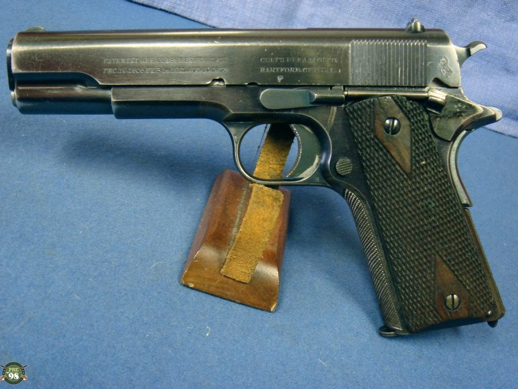 SOLD HISTORIC COLT 1911 DOCUMENTED TO J.H. FITZGERALD 