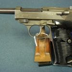 SOLD VERY SCARCE MAUSER MADE P.38 PISTOL WITH FN AC43 SLIDE......DUAL TONE....MINT!