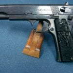 SOLD EARLY NAZI SLOTTED RADOM PISTOL EARLY B BLOCK MINT CRISP!