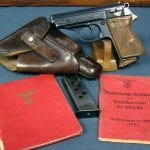 SOLD ULTRA RARE PARTY LEADER WALTHER PPK PISTOL & PL HOLSTER THE "HONOR WEAPON" OF THE NAZI PARTY...WITH NAZI MANUAL!