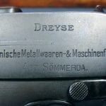 SOLD M1907 DREYSE PISTOL........VERY SHARP EXAMPLE........SELDOM SEEN THIS NICE!