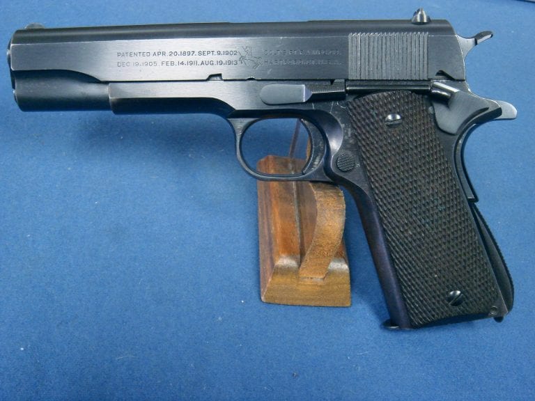 SOLD COLT 1911A1 1939 US NAVY CONTRACT 100% ORIGINAL AND CORRECT ...