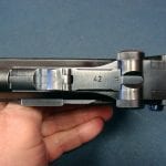 SOLD EXTREMELY SCARCE 41 / 42 CODE GERMAN WW2 LUGER.....VERY SHARP!...ONLY 7000 MADE