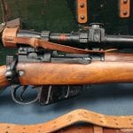 SOLD  BRITISH 1944 NO.4T LEE ENFIELD SNIPER RIFLE.....WITH MATCHING SCOPE AND MOUNT & CASE AND CAN.......MINT STUNNING!!!