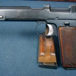 NAZI STEYR HAHN 1912 POLICE EAGLE L........ 9m/m PARABELLUM......VIENNA CITY POLICE MARKED....SHARP