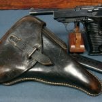 SOLD SCARCE EARLY PRODUCTION 1942 PRE LETTER BLOCK cyq SPREEWERK P.38 PISTOL.......MINT FULL RIG!!